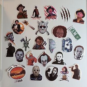 Horror Movie Sticker Decals Serial Killer Variety Pack D Freddy Kreuger NEW